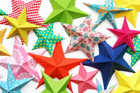 Free printable star patterns and star templates, stencils, and clip art designs that you can use for diy crafts, decorations, or as coloring pages. 3d Paper Star K4 Craft