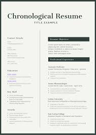 The reverse chronological format is pretty much the standard and preferred format by hiring managers and recruiters. The Best Resume Format Ultimate Guide For 2020