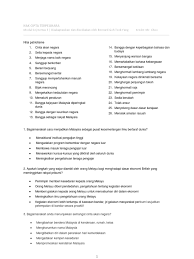 Di tengah situasi politik seperti saat ini, mempertahankan pilar bangsa bukan perkara gampang. Sejarah Paper 3