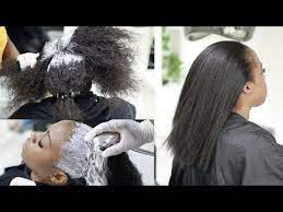How To Have Healthy Relaxed Hair Detailed Talk Through Relaxer Day Lagos Salon Youtube Healthy Relaxed Hair Relaxed Hair Relaxer