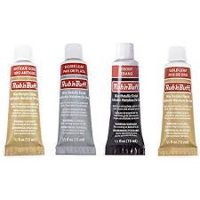 The silver leafing prep was to clean the frame, apply the sizing, apply the silver leaf sheets, then apply a brush on sealer. Rub N Buff 4 Color Assortment Silver Leaf Antique Gold Gold Leaf Ebony Buy Online In Guernsey At Desertcart Productid 60695206