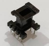 Vertical Phenolic Ee10 Transformer Bobbin, Size: 10 X 10 X 14.5mm, 4+4 Pins