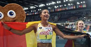 Athletics tracks tend to be quiet places at this time of year and, while almost. Nafi Thiam Wins Pentathlon Gold And Breaks Belgian Record Noor Vidts Takes Silver Archyde
