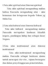 Maybe you would like to learn more about one of these? Sebut Dan Jelaskan Tiga Dimensi Atau Tata Nilai Utama Pancasila Yang Termuat Dalam Pembukaan Uud Brainly Co Id