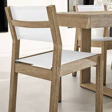 Portside Outdoor Expandable Dining Table Textilene Chairs Set Expandable Dining Table Solid Wood Dining Chairs Pool Deck Furniture