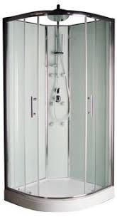 399 Euros Cabine Douche 90cm Easy Hydromassage Verre Blanc Cabine De Douche Cabine De Douche Integrale Cabine De Douche Rectangulaire