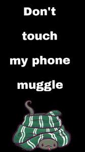 Don T Touch My Phone Muggle Slytherin Harry Potter Wallpaper Phone Harry Potter Wallpaper Harry Potter