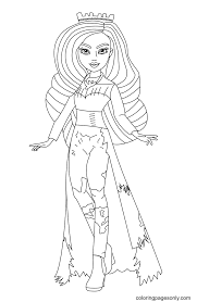 Descendants 2 tutorial disegno di mal dove cameron. Descendants 3 Audrey Coloring Pages Descendants Coloring Pages Coloring Pages For Kids And Adults