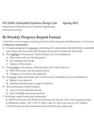 40 Sample Weekly Reports In Pdf Ms Word