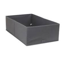 Panier De Rangement Spaceo Gris H 17 5 X L 34 5 X P 58 5 Cm Rangements Dressing Outdoor Storage Outdoor Decor Et Storage Boxes