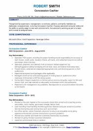 All your paper needs covered 24/7. Concession Cashier Resume Samples Qwikresume