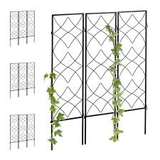Klangspiele sind besondere windspiele, die durch die bewegung im wind und verschieden lange stäbe schöne klänge erzeugen. Relaxdays Rankgitter 12 X Rankgitter Metall Otto