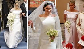 It is simply a fact that meghan's wedding dress design did not suit her. Meghan Markle Dress Did Duchess Of Sussex Base Wedding Dress On Other Royal Brides Express Co Uk