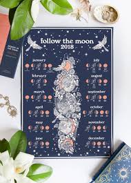 Waiting For Moonbeams Like Celebrating Nationalmoonday With An Artful Lunar Calendar In Updated Vintage Style Experi Lunar Calendar Lunar Witch Calendar