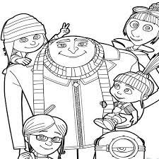 Minnie mouse disney coloring pages pictures print the word cartoon is actually derived from the italian, meaning cartone paper. Creative Photo Of Despicable Me 3 Coloring Pages Albanysinsanity Com Family Coloring Pages Minion Coloring Pages Minions Coloring Pages