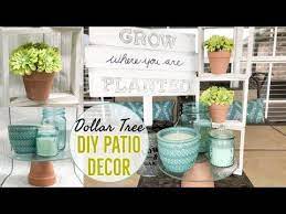 Dollar Tree Diy Outdoor Patio Decor Modern Farmhouse Spring Decor Youtube Spring Decor Diy Diy Porch Decor Spring Decor