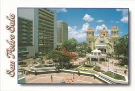 San pedro sula is in northern honduras. Postcard Parque Central De San Pedro Sula Honduras San Pedro Sula Col Hn 000063 Pc Hn Imp552