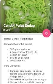 Maybe you would like to learn more about one of these? Resepi Cendol For Android Apk Download