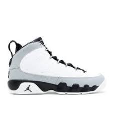 Air Jordan 9 Retro Bg Barons Air Jordan 302359 116 White Black Wolf Grey Air Jordans Retro Air Jordans Shoes Sneakers Jordans