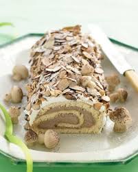 Chocolate And Nut Yule Log Recipe Recipe Christmas Cake Recipes Desserts Yule Log Recipe
