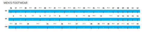 54 Problem Solving Mtb Shoes Sizing Chart