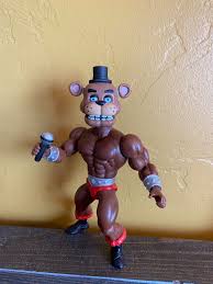 Custom buff Freddy and Frostbear figures. I just figured out that the FNAF  figure heads fit on He-man bodies. : rfivenightsatfreddys