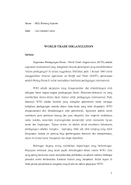Maybe you would like to learn more about one of these? World Trade Organization Wto Adalah Unbrick Id