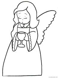 There are holiday paper dolls, angels, gifts, and a hand drawn winter village. Christmas Angel Coloring Pages Printable 2020 143 Coloring4free Coloring4free Com
