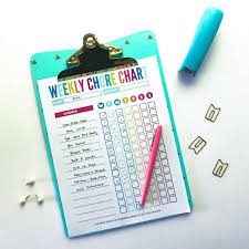 This concept is a great idea for families with multiple children and if you prefer to rotate chores. Cute Colorful Free Customizable Chore Chart Printable The Incremental Mama