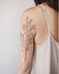 Our tattoo experts will help you, provide a bespoke recommendation and match you to the best fine line tattoo artists in london for your tattoo, based on your idea and inspiration. Fine Line Tattoo Artist Jess Chen Is Super Fresh Bouquet Tattoo Fine Line Tattoos Tattoos