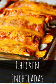 Easy Baked Chicken Enchiladas Recipe Budget Savvy Diva Recipe Enchilada Recipes Recipes Easy Baked Chicken
