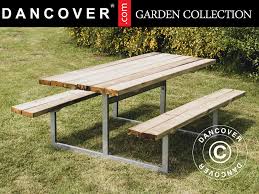 Hochwertiger picknicktisch aus witterungsbeständigem und robusten holz! Picknicktisch 1 4x1 75x0 75m Holz Dancovershop De