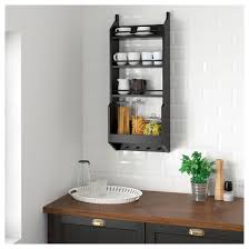 Vadholma Wall Shelf Black Ikea Wall Shelves Shelves Ikea Wall Shelves