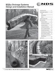 Ez Flow French Drain Installation Manual Nds