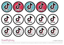 Download These Fun Free Tiktok Party Printables Cupcake Toppers In 2020 Party Printables Free Party Printables Birthday Party Printables Free