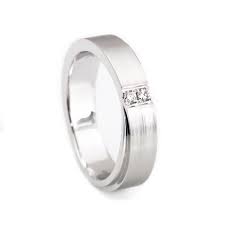 Maybe you would like to learn more about one of these? Her 14k White Gold Wedding Band Two Diamonds 5mm Anniversary Rings Wedding Rings