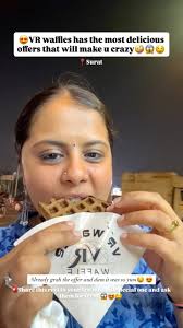 Any waffle/ Brownie at just ₹120/- only Timing : 10:00 Am to 4 Am .  Tags/Share 🔥 with Your Friends and Asked For Treat You!!! . I tried Waffle  1 Kit -