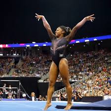 Last night, we were all gifted this video of biles in her element, in slow motion. Simone Biles Made History At The U S Gymnastics Championships