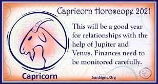 For the people born in these months, the wedding day is extremely important. Capricorn Horoscope 2021 Get Your Predictions Now Sunsigns Org