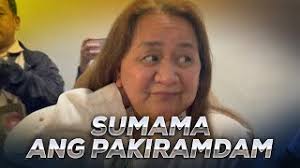 Kontratistang si Sally Santos, isinugod sa clinic dahil sa pagsama ng  pakiramdam matapos ang senate hearing