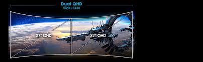 Requesting wallpapers for 5120x1440 (32:9) to fit this display riverar commented may 18, 2020. Samsung C49rg94ssu Curved Gaming Monitor Dual Wqhd 32 9 5120 X 1440 Pixels 120 Hz 4 Ms Black Amazon De Computer Accessories