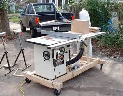 So today i'm making a nicer version with a simple design. Woodworking Table Saw Mobile Base Build Plans Pdf Download Free Cool End Table Designs A Step By Step Photo Woodworking Table Saw Woodworking Table Table Saw