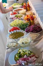 Mix to combine using a handheld mixer if necessary. Try A Taco Wedding Bar For Some Fiesta Fun Reception Food Wedding Reception Food Wedding Food