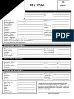 Biodata format for job application in word free download. Biodata Format For Job Application In Word Communication Business