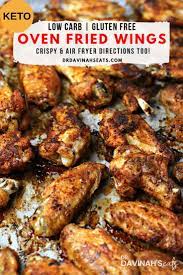 An Easy Cheap Keto Dinner Recipe For Oven Fried Chicken Wings Using A Special Tip You Ge Chicken Wing Recipes Baked Chicken Wing Recipes Keto Recipes Dinner