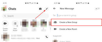 Click the + icon next to the search bar and select new group. How To Make A Group Chat In Facebook Messenger Techswift
