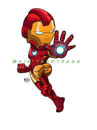 13 the wedding of iron man ron friedman Artstation Ironman Cartoon Illustration Nicole Davila