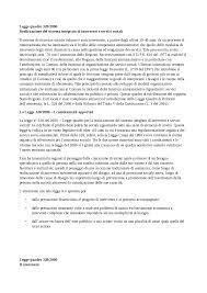 Struttura dell'articolato di legge capo i. Riassunto 328 2000 Schemi Riassuntivi Docsity