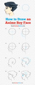 And easy to go through new pictures. How To Draw Anime Boy Face Draw A Football Step By Step Hd Png Download Vhv