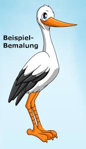 Storch vorlage zum ausdrucken gemalde dc29bdc2b5dc2b1dc2b5dnc28c swan template. Baby Storch Aus Holz Zum Selber Machen Selber Basteln Selbst Bemalen